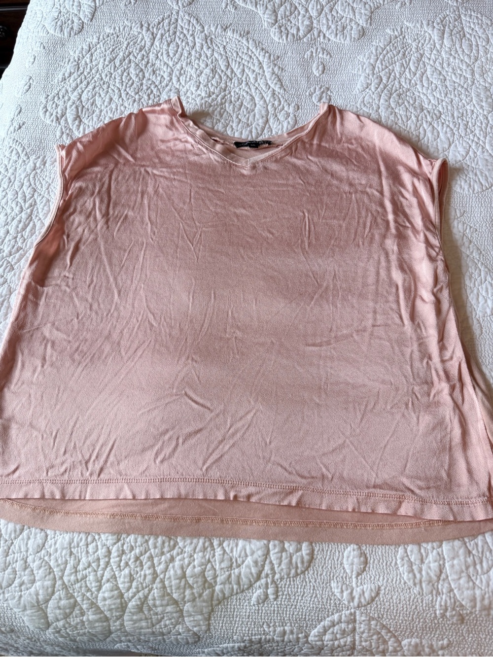CHARLIE B Blush Pink Relaxed Tank Top